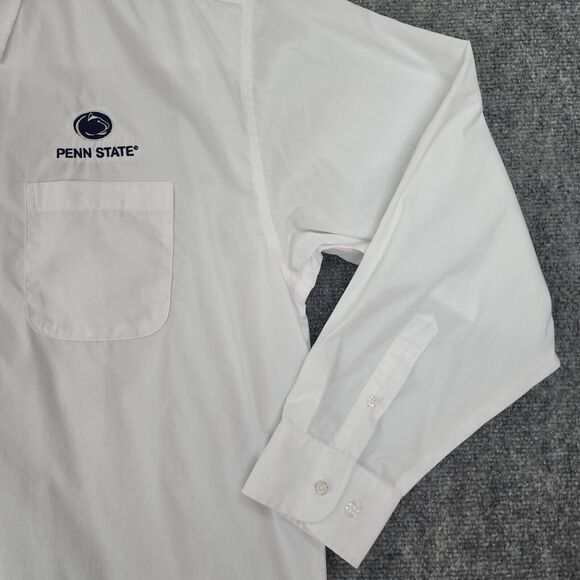 Penn State Nittany Lions Shirt Mens Large White Vantage Embroidered Button Down - Picture 8 of 16